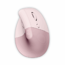Mouse Inalámbrico Ergonómico Logitech Lift Rosa
