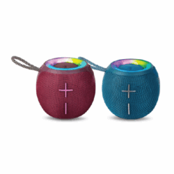 Bocinas Bluetooth con Micrófono Misik Orbit 2 piezas