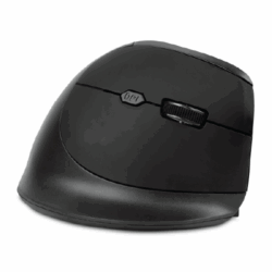 Mouse Inalámbrico Ergonómico 6 Botones Negro