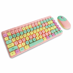 Kit Teclado y Mouse Inalámbrico STF Viva Sweet