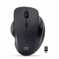 Mouse Inalámbrico TechZone Ergono Plus 03 Negro